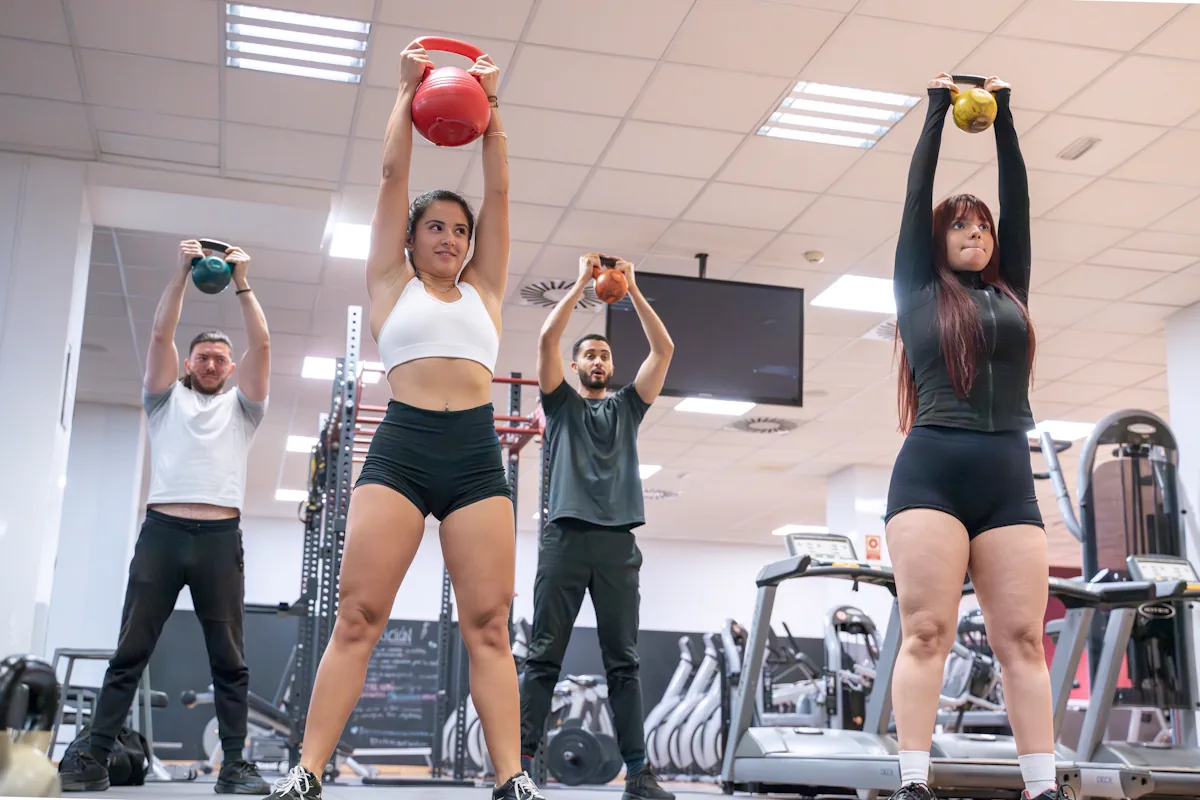 entraînement de groupe à la salle